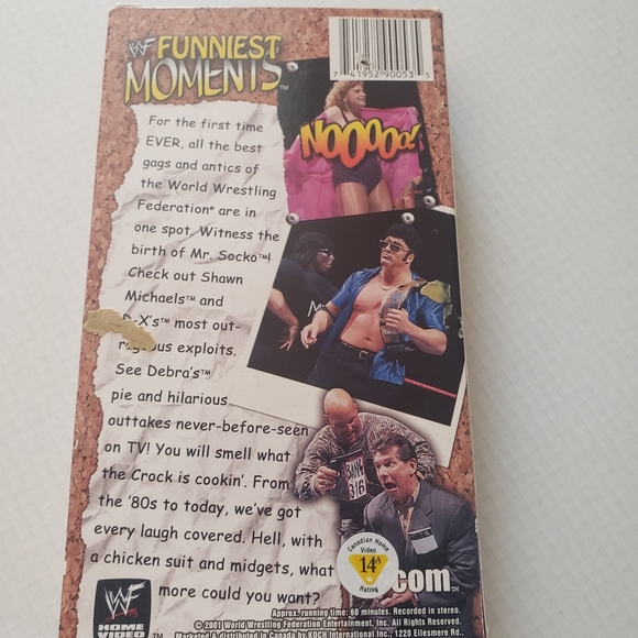 Vintage: WWF Funniest Moments VHS. - Picture 3 of 5